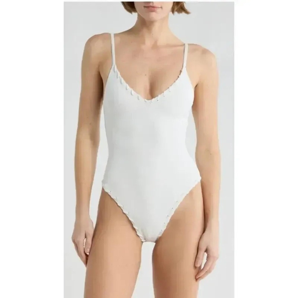 Good American NWT Whip Stitch One-Piece Swimsuit - Size XS - MSRP $159